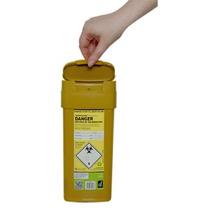 SHARPSAFE 0.6 Ltr Web Sharps Bin