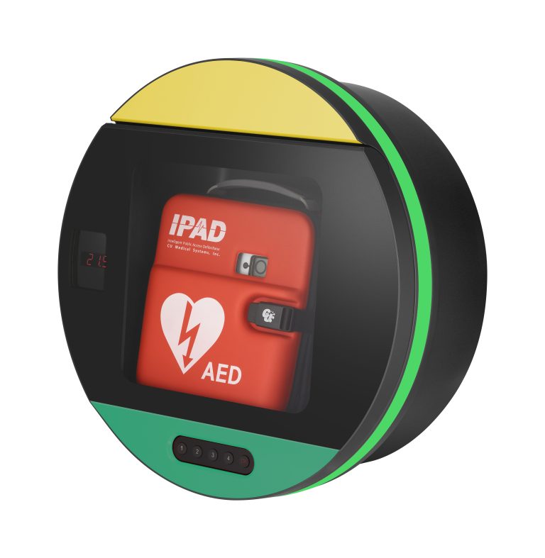 DefibSafe 3 External Cabinet – Green & Yellow - Image 3