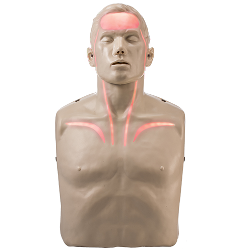 Brayden Advanced CPR Manikin Adult with Illumination Lights (RED)