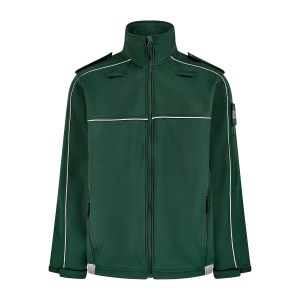 SOFTSHELL JACKET IN DARK GREEN