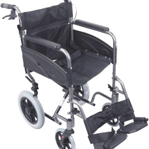 AIDAPT Compact Transport Aluminium Wheelchair (Hammered)