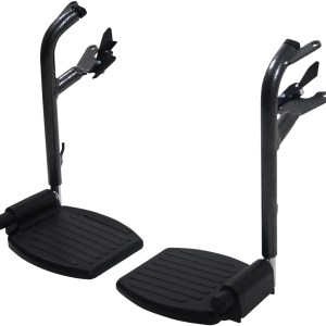 Replacement Footrests for the VA170 Aidapt Wheelchair in Hammered