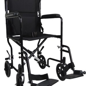 AIDAPT Steel Compact Transit Wheelchair (Black)