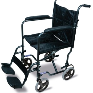 AIDAPT Steel Compact Transit Wheelchair (Hammered)