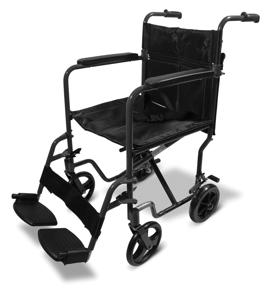 Aidapt Aluminium Compact Transit Wheelchair (Black)