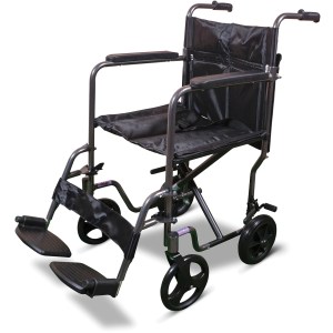 Aidapt Aluminium Compact Transit Wheelchair (Hammered)
