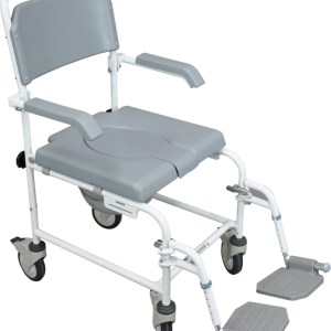 Bewl Attendant Propelled Shower Commode Chair