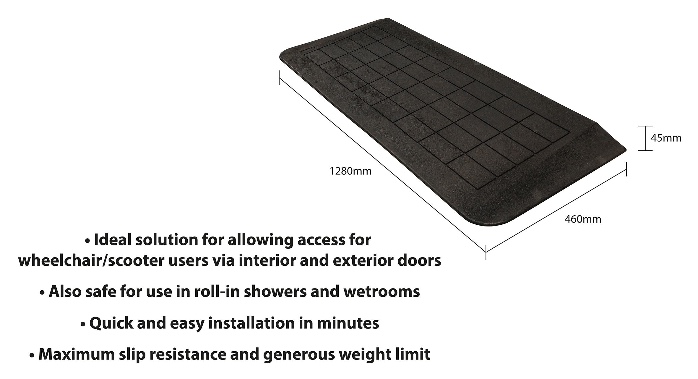 Easy Edge Threshold Rubber Ramp - Image 10