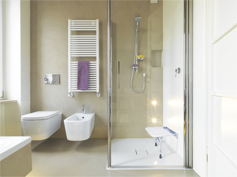 Solo Standard Aluminium Shower Seat - Image 2