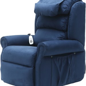 Sandfield Rise and Recline Dual Motor Armchair in BLUE