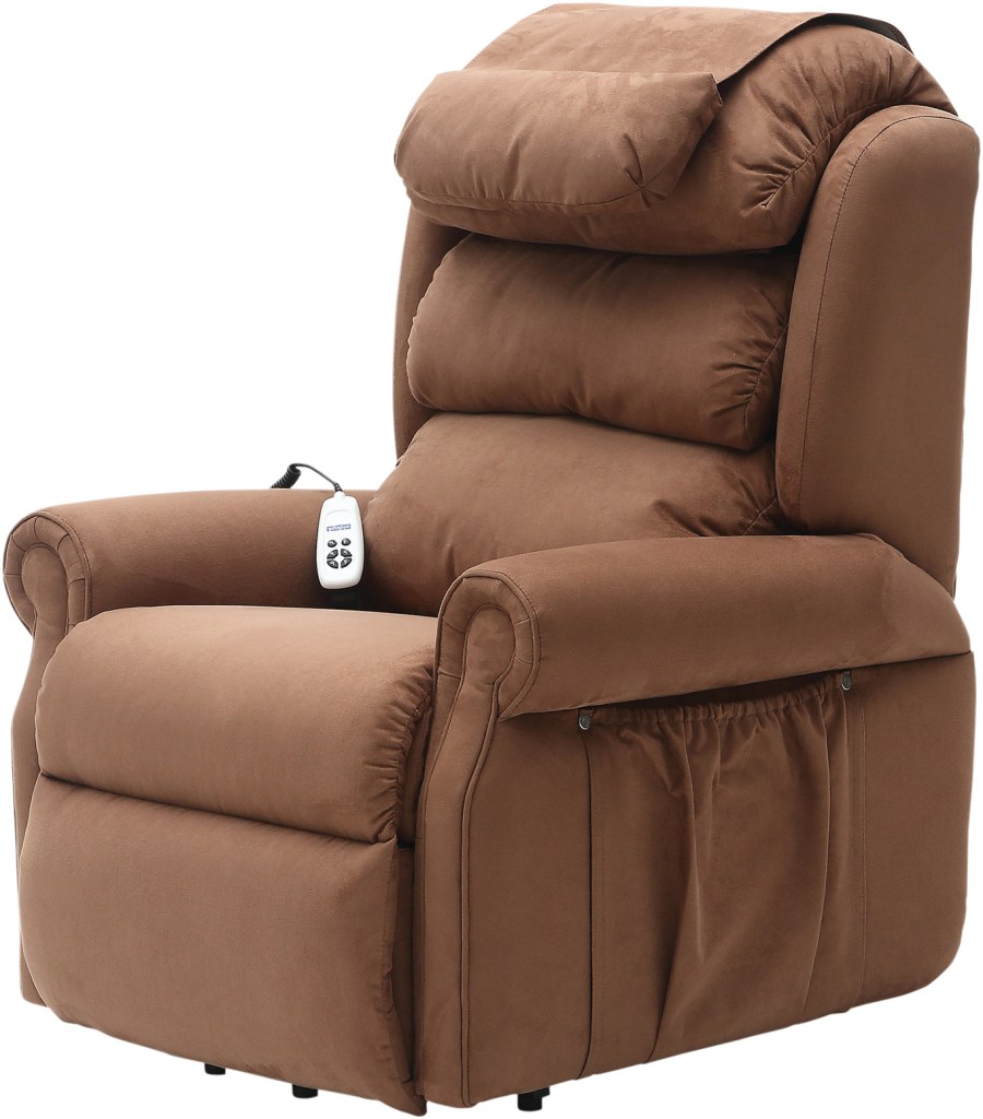 Sandfield Rise and Recline Dual Motor Armchair in BROWN
