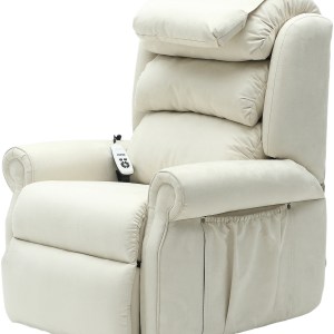 Sandfield Rise and Recline Dual Motor Armchair in CREAM