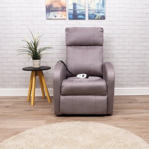 Daresbury Rise and Recline Chair Single Motor in DOVE GREY