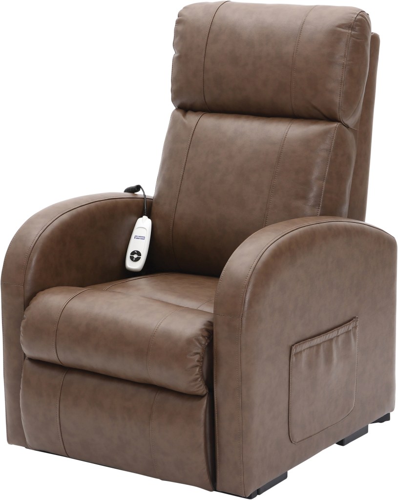 Daresbury Rise and Recline Chair Single Motor in NUTMEG