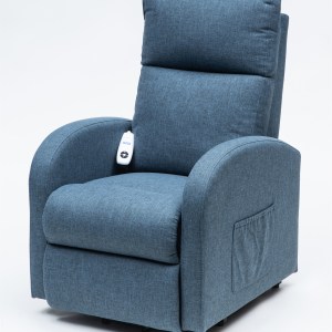 Cansfield Rise and Recliner Chair in BLUE