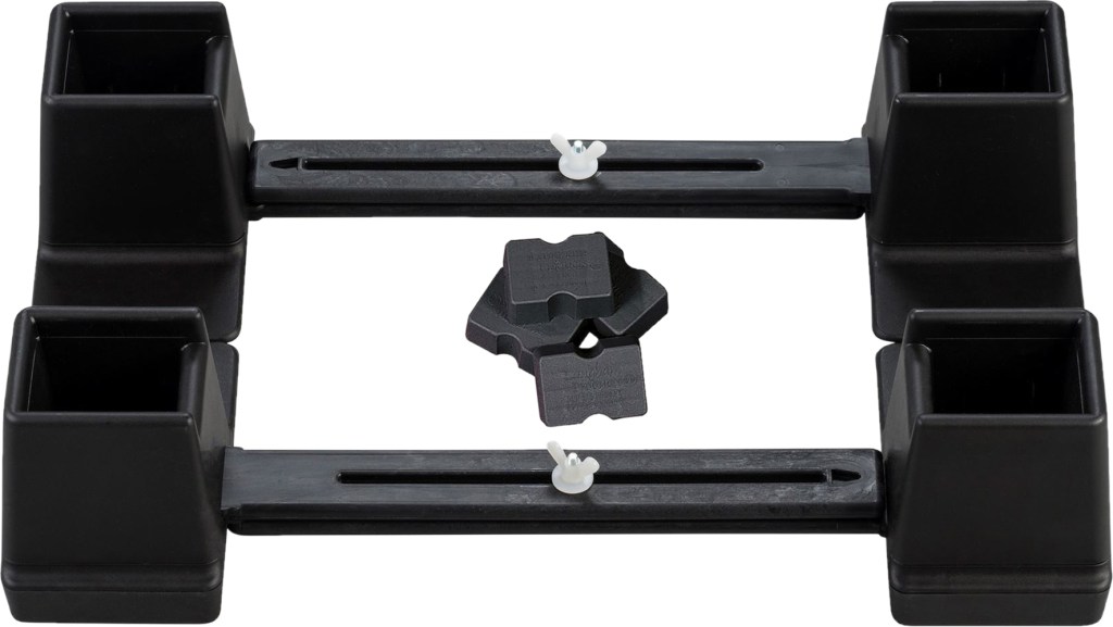 Adjustable Height and Width Linked Bed Raiser