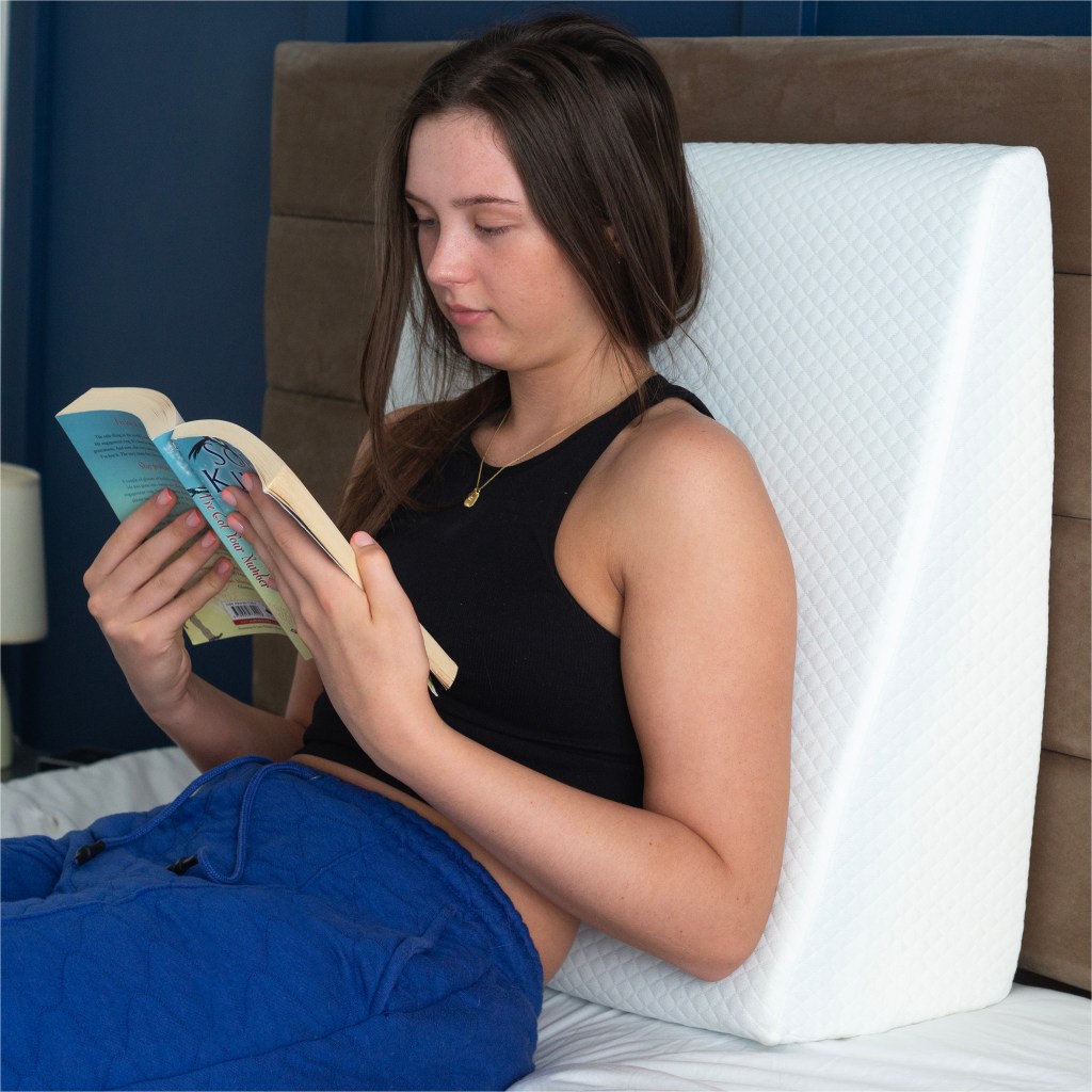 Bed Wedge Pillow with Cooling Gel Layer