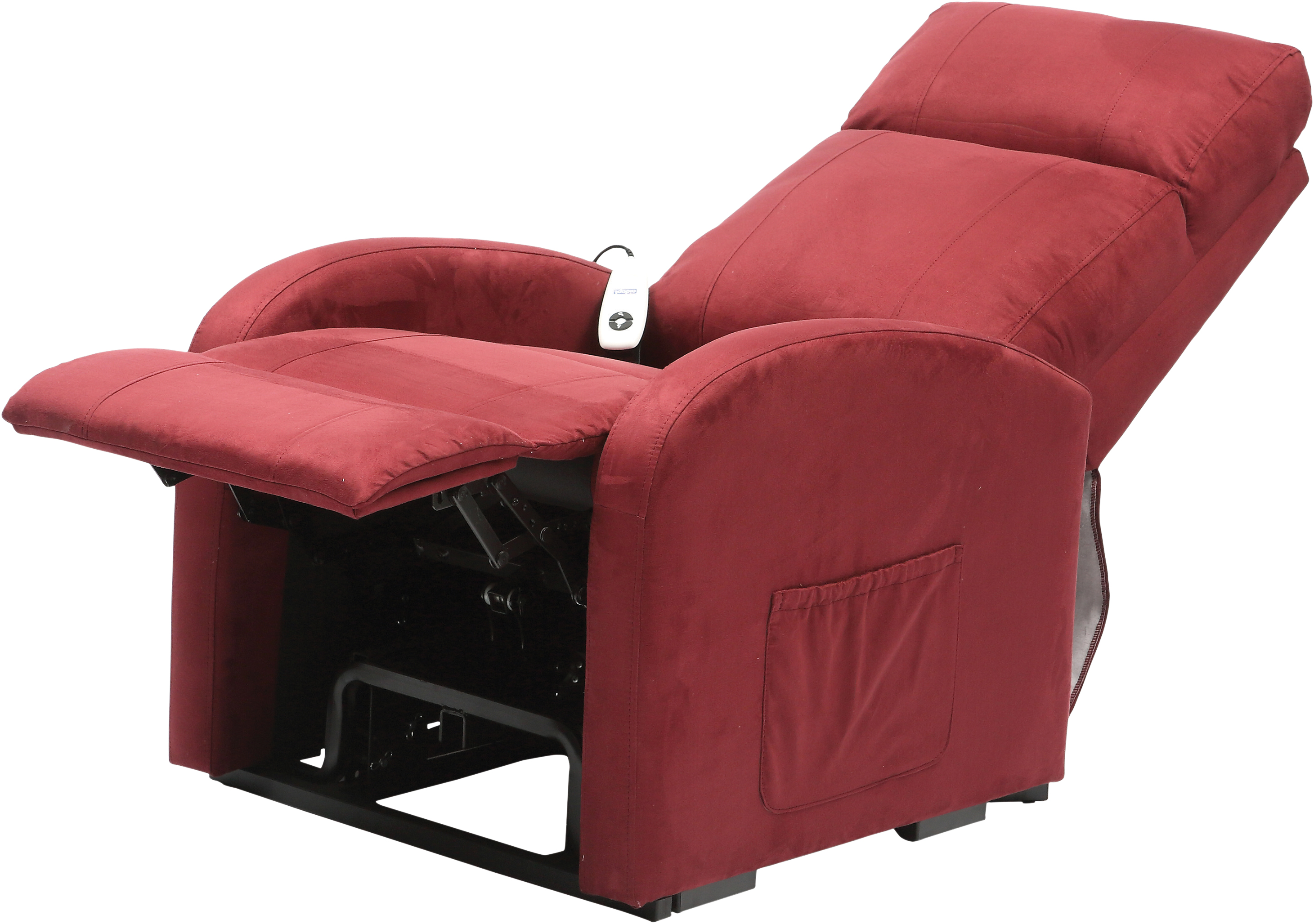 Daresbury Rise and Recline Chair Single Motor in WINE - Image 4