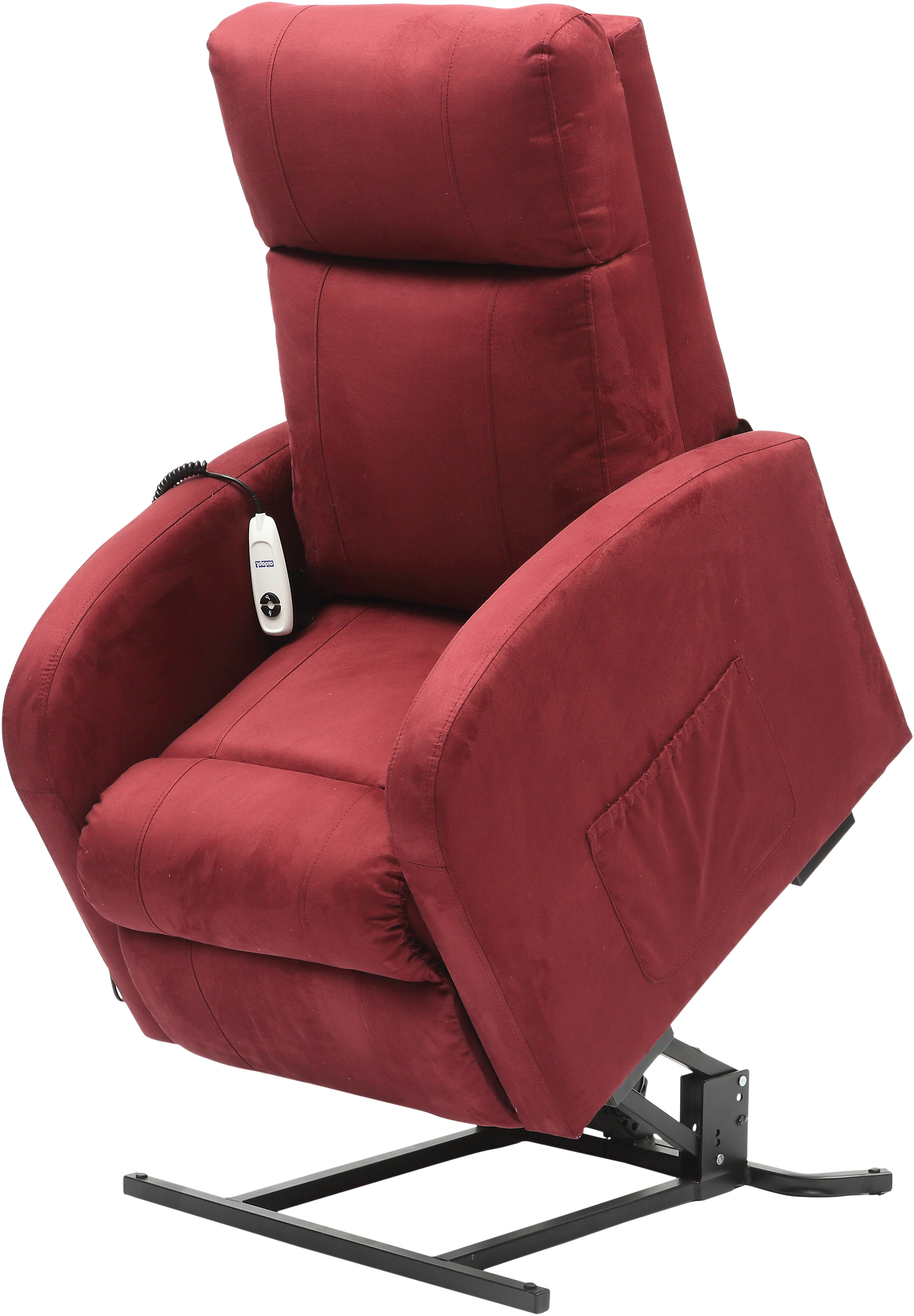 Daresbury Rise and Recline Chair Single Motor in WINE - Image 6