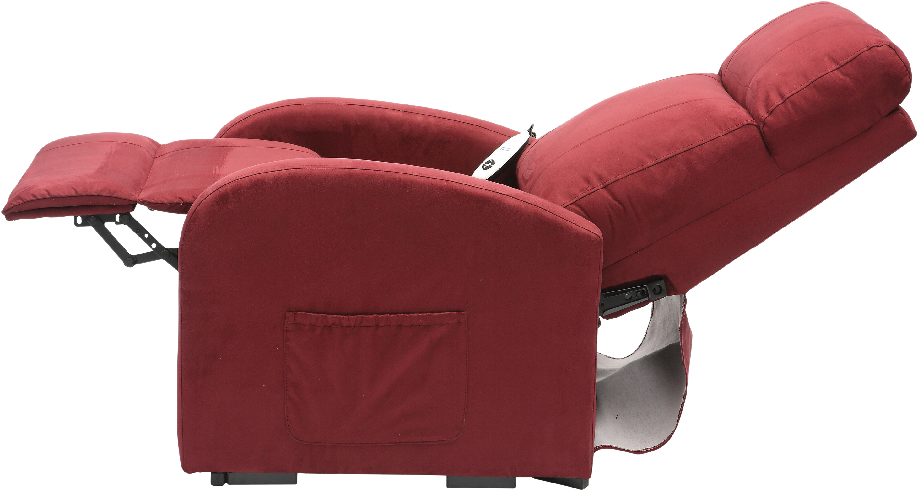 Daresbury Rise and Recline Chair Single Motor in WINE - Image 3