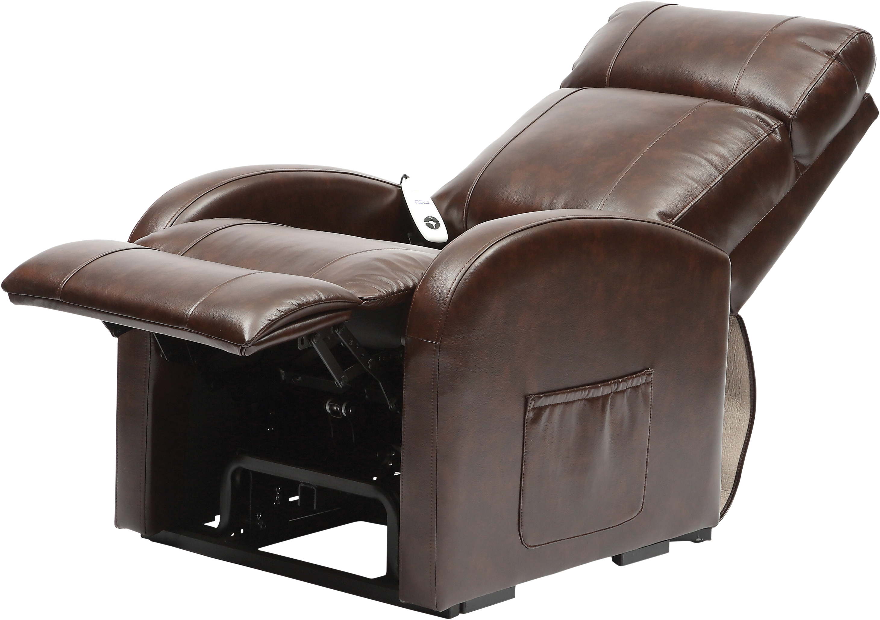 Daresbury Rise and Recline Chair Single Motor in CHESTNUT - Image 5