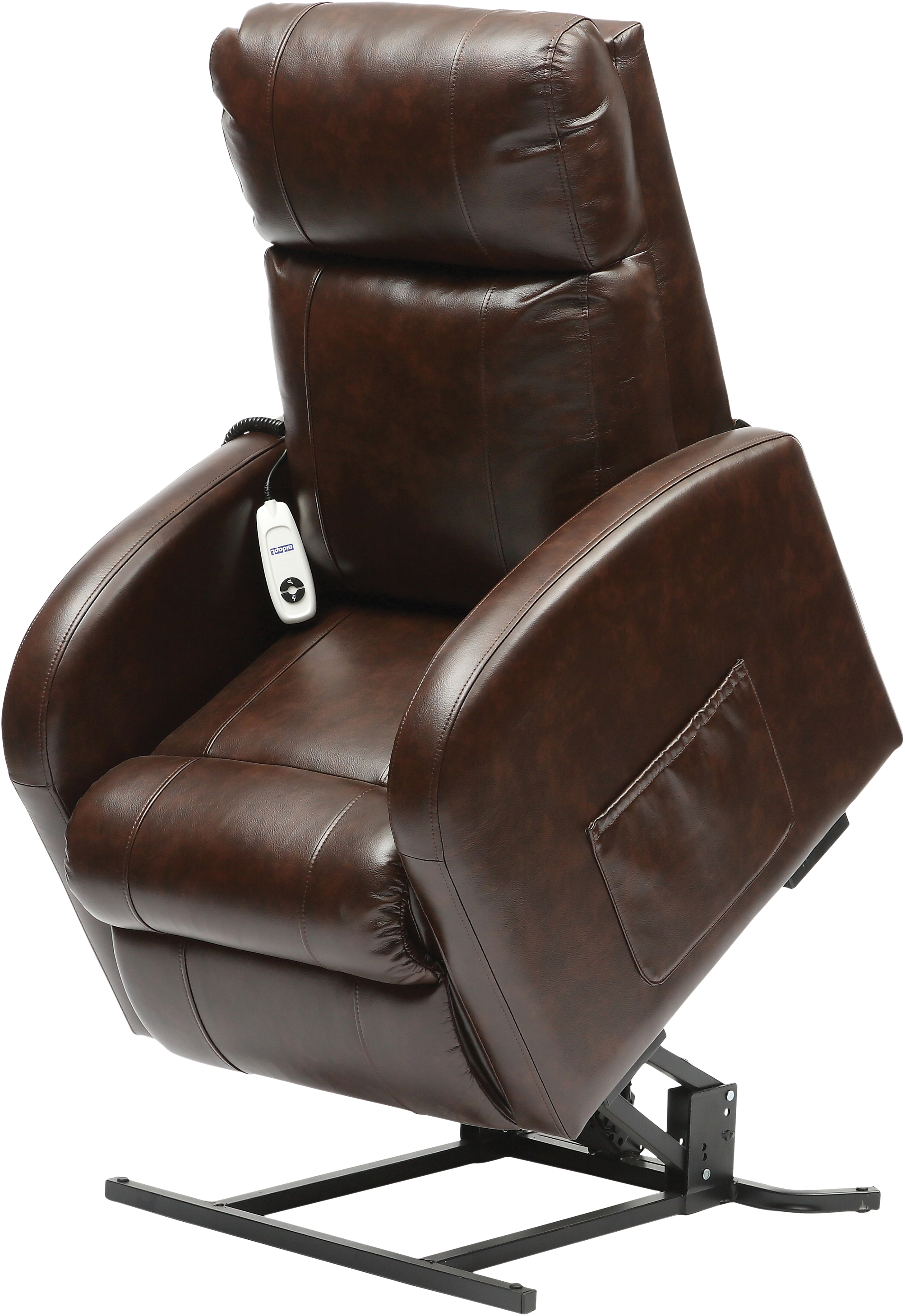 Daresbury Rise and Recline Chair Single Motor in CHESTNUT - Image 7