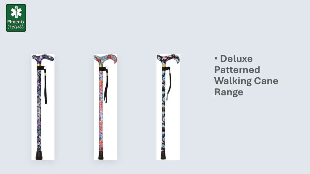 Deluxe Patterned Walking Cane Range