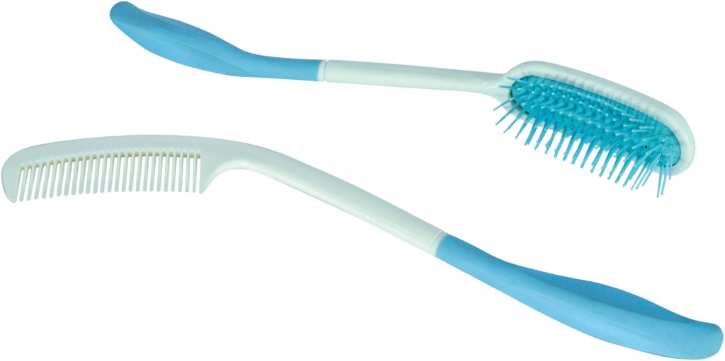 Long-Handled Brush and Comb Set