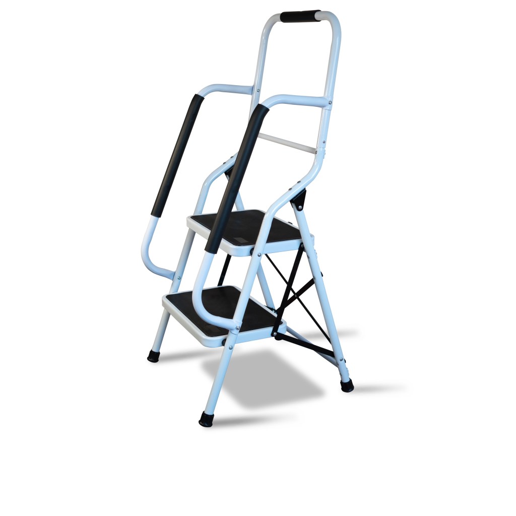 Step Stool with Handrail (2 Steps)