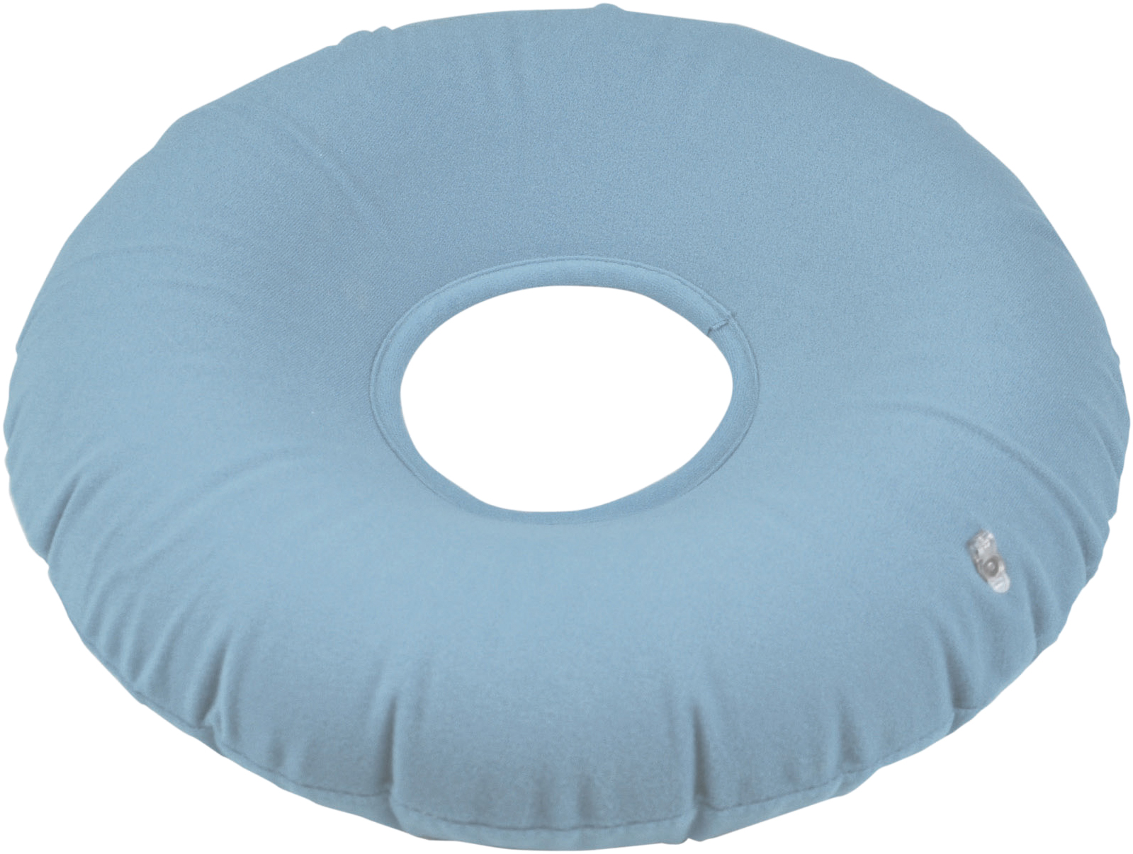 Inflatable Pressure Relief Ring Cushion in Blue/Grey