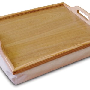 Wooden Lap Tray with Cushion