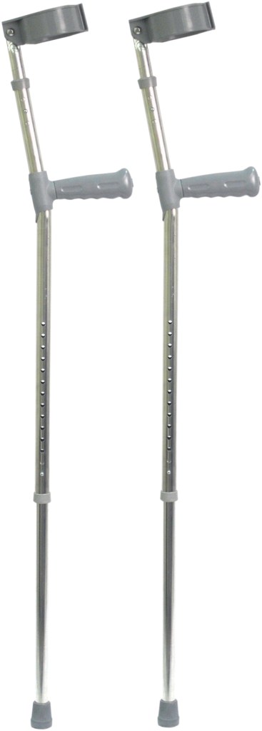 Aidapt Bariatric Double Adjustable Crutch (Pair)