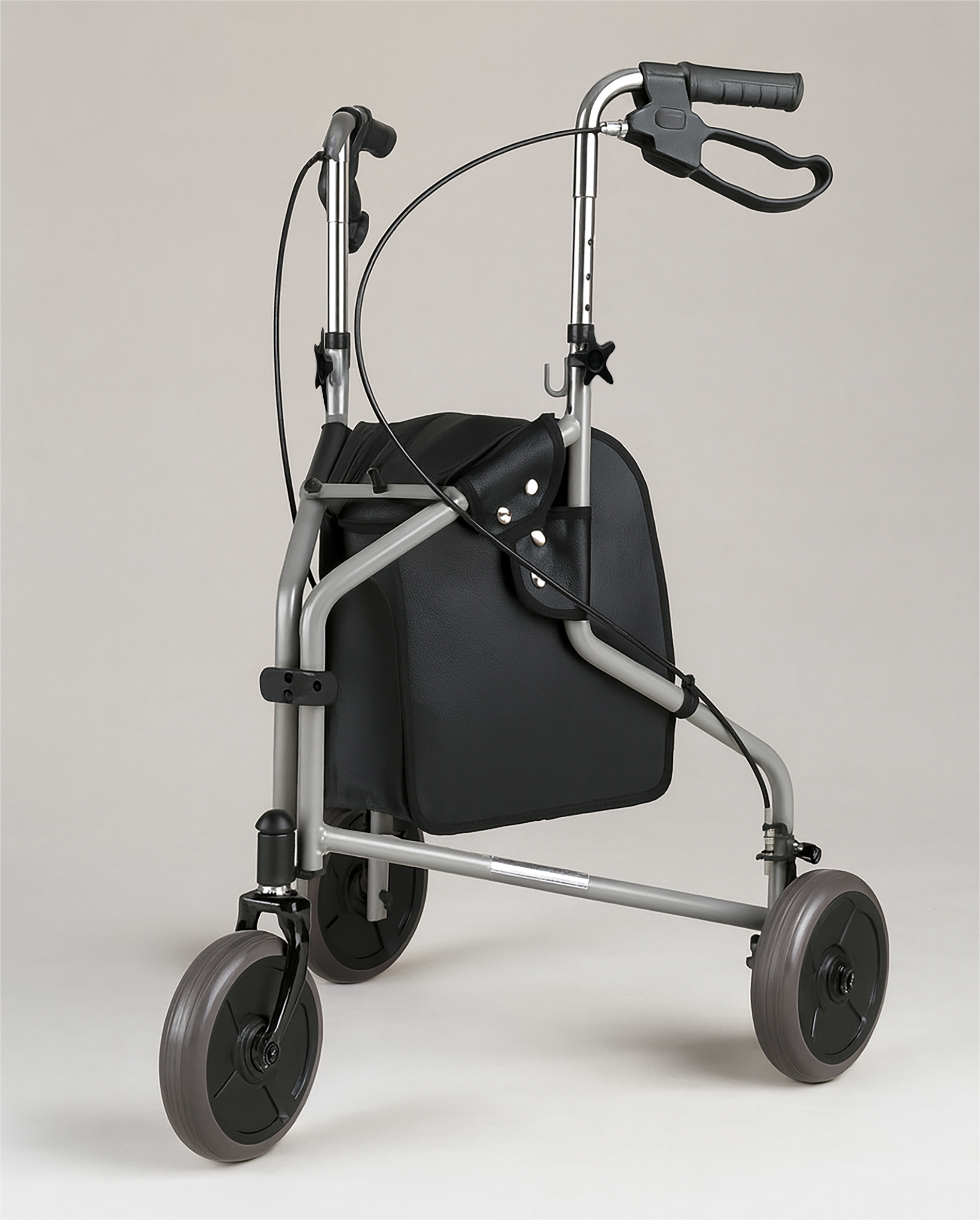 Three Wheeled Steel Walker