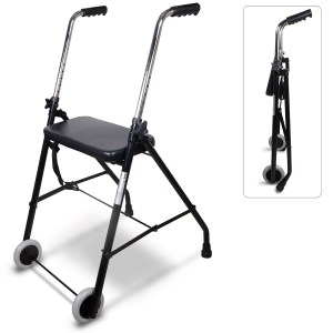 Lightweight Foldaway Wheeled Walking Frame
