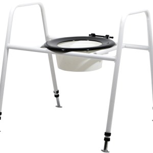 Solo Skandia Combined Bariatric Raised Toilet Seat and Frame