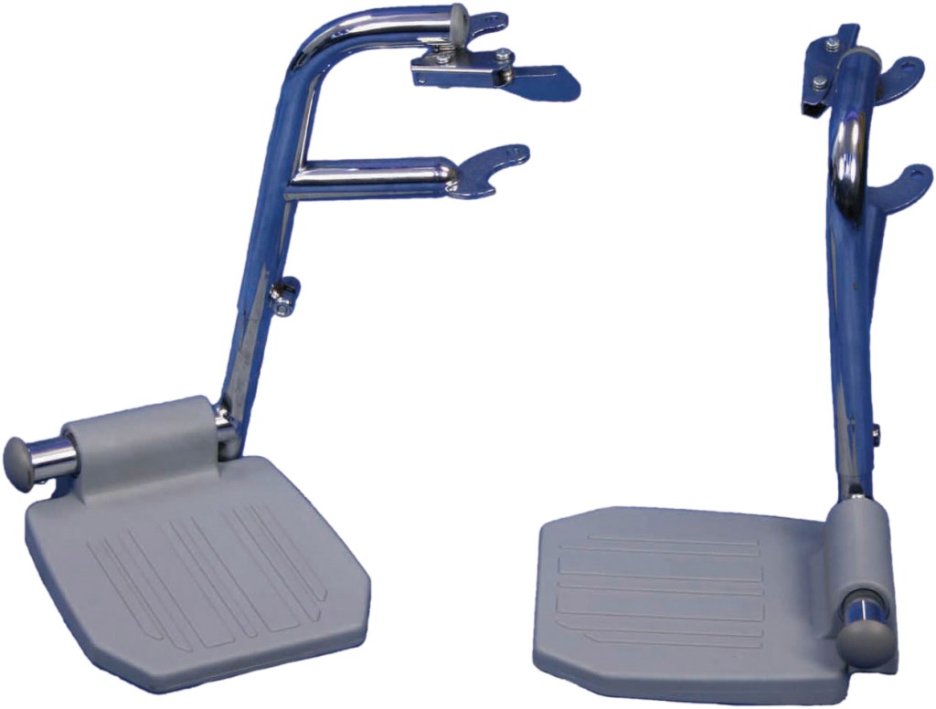 Pair of Footrests for Linton & Lenham Mobile Commode