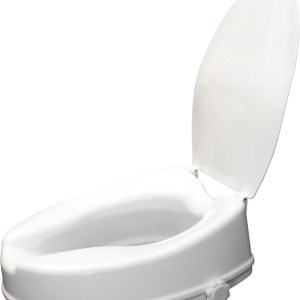 The Viscount Raised Toilet Seat with Lid