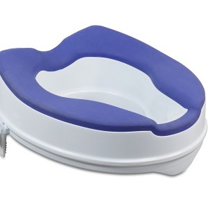 4" Raised Toilet Seat with TPR Padding with / without Lid