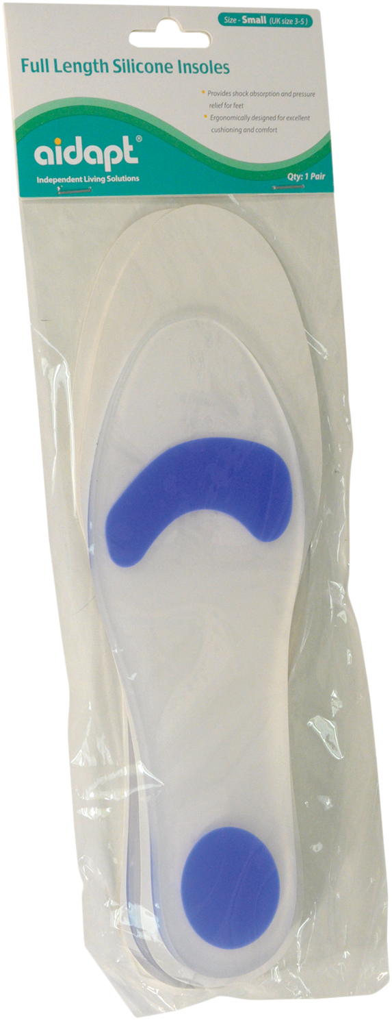 Full Length Medical Grade Silicone Insoles (Pair) - Image 2
