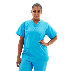 Scrubs Tunic Top Turquoise