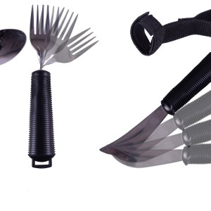 Bendable Cutlery Set (6 piece) - Black