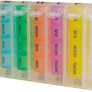 Pop up 7 Day Pill Storage Box