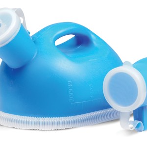 Portable Male Urinal with Funnel Attachment