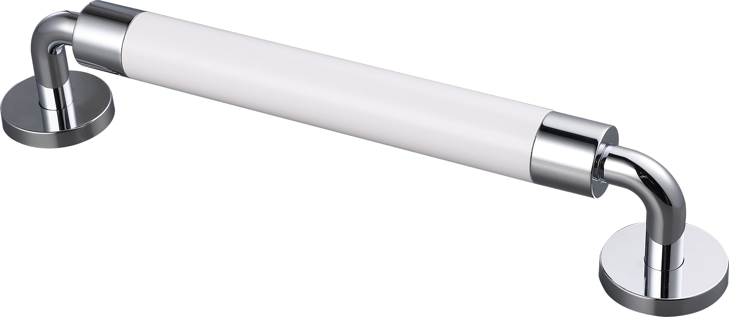 Modern Grab Rail with Beech Wood Handle 400mm