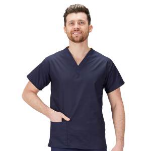 Scrubs Tunic Top Navy