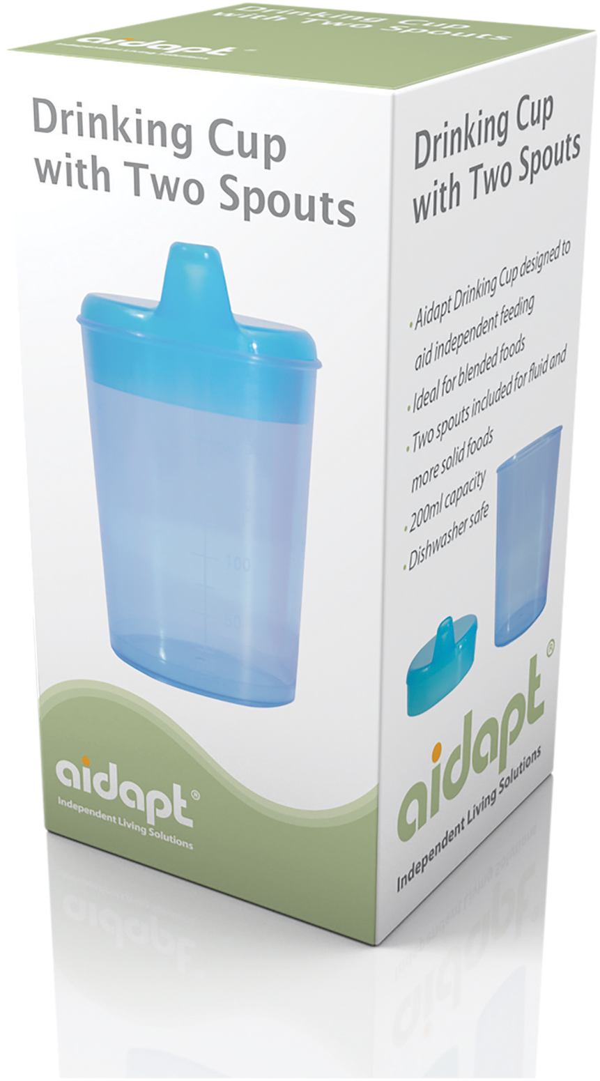 Drinking Cup with Two Spouts in Light Blue - Image 2