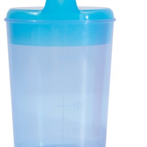 Drinking Cup with Two Spouts in Light Blue