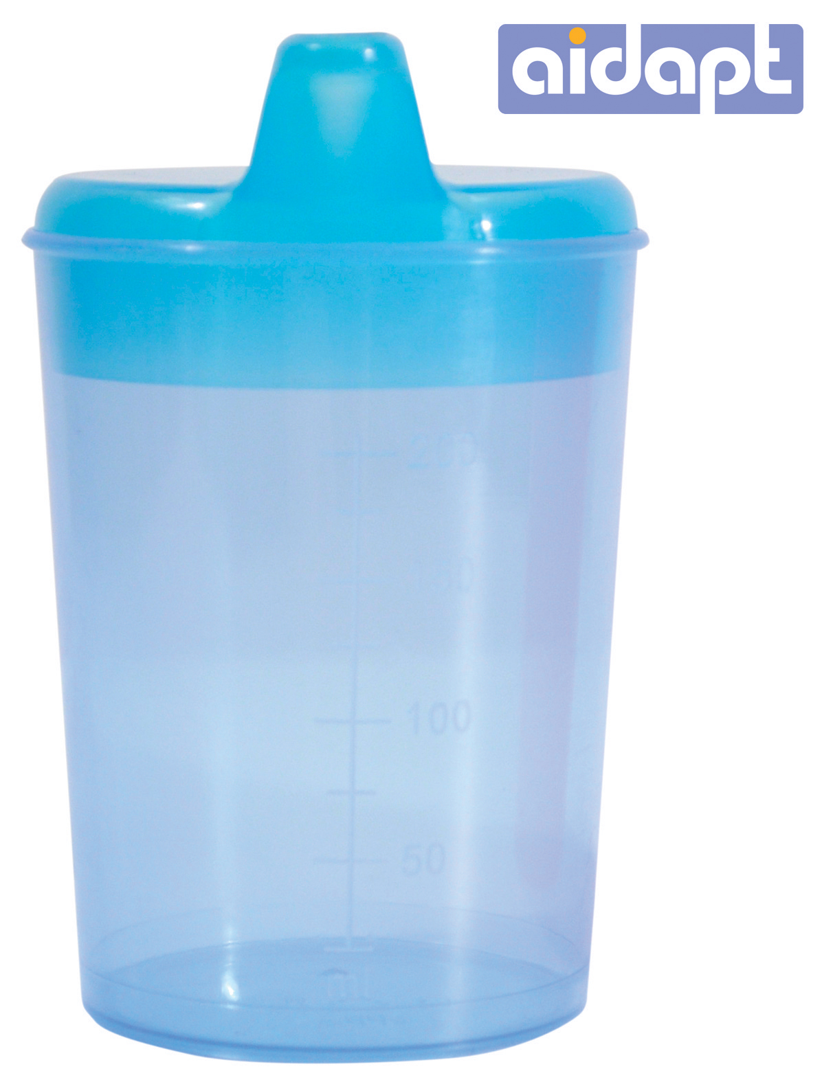Drinking Cup with Two Spouts in Light Blue