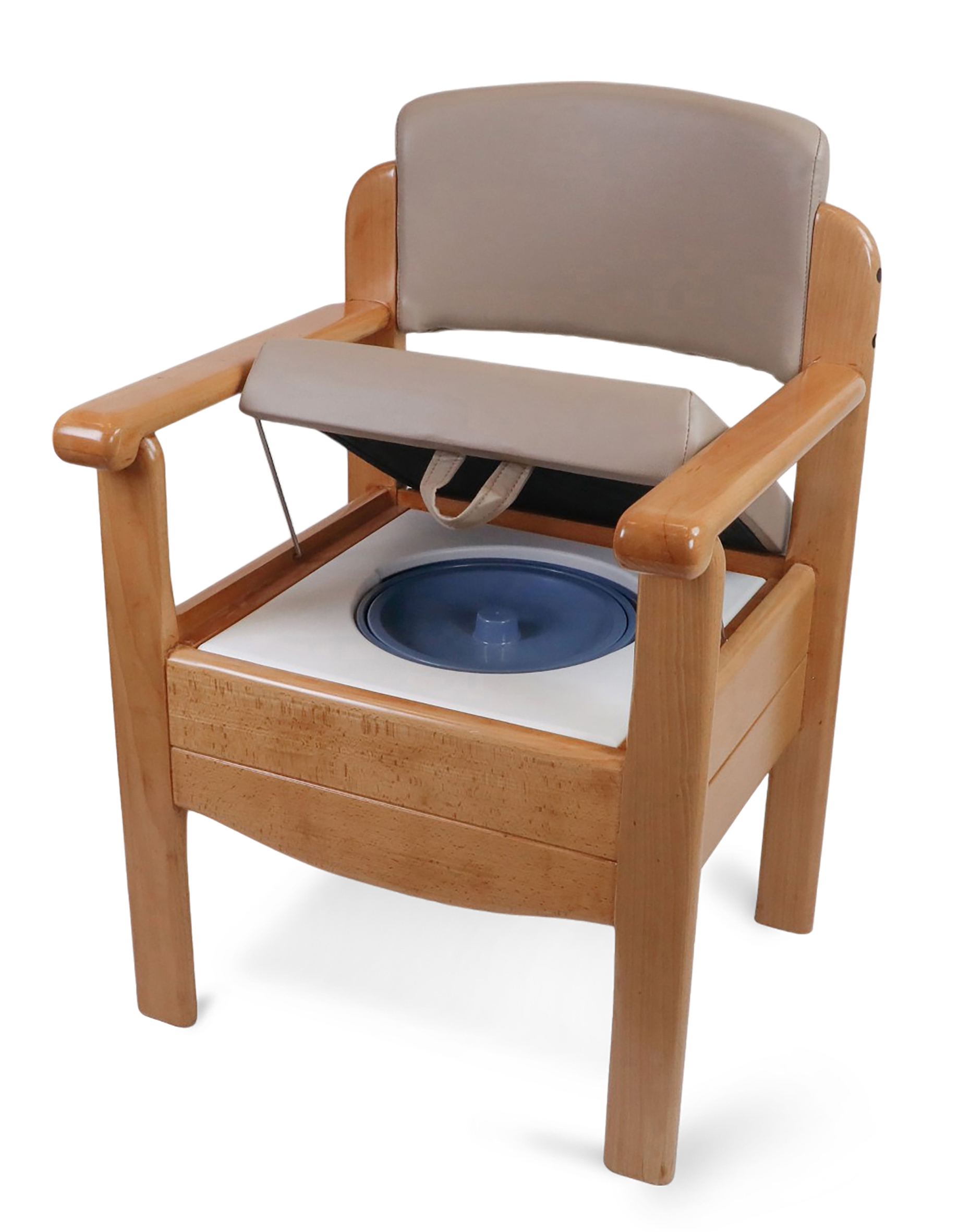 Luxury Wooden Commode in Grey / Latte - Image 9