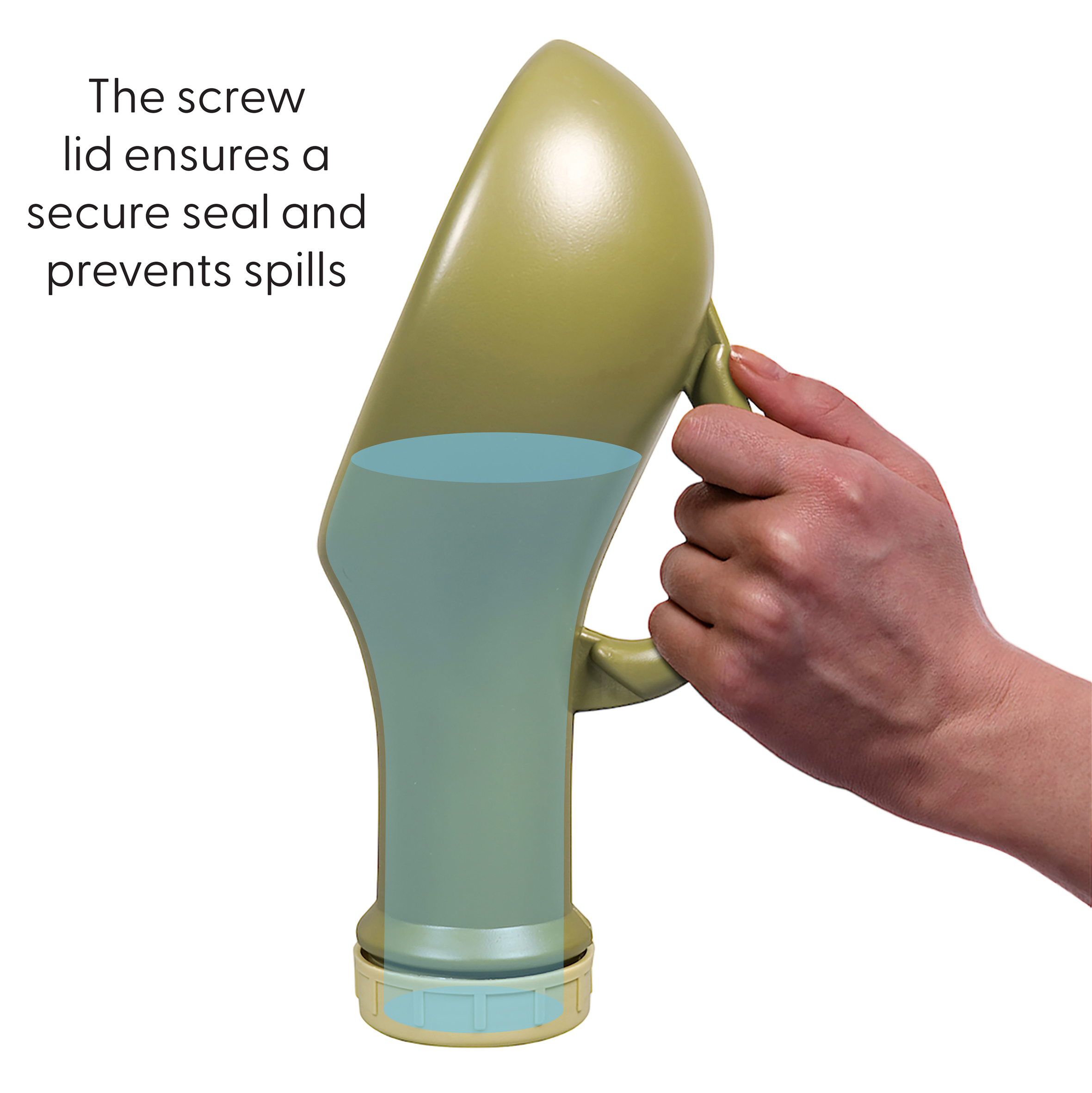 Pack of 2 Unisex Urinal with Screw Top Lid - Image 4